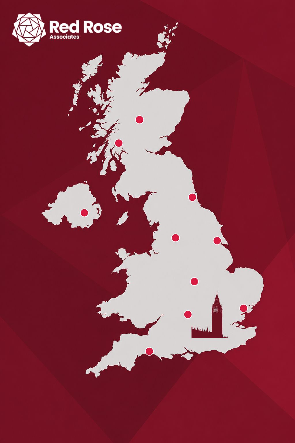 Red Rose Associates  -  national reach across the UK